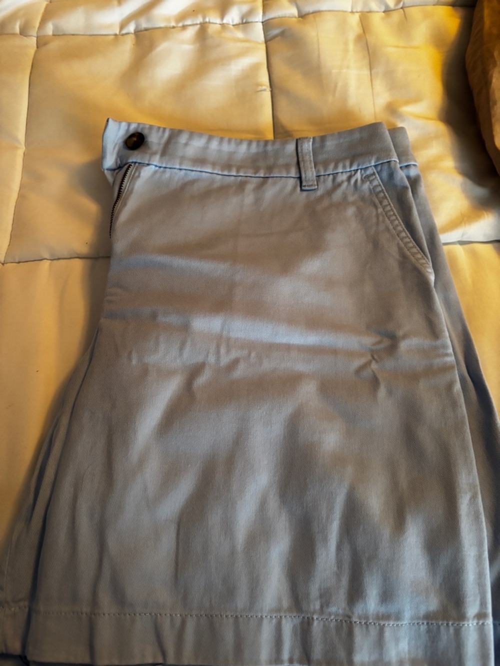 J. Crew Women's Shorts Trio in Navy, Khaki, and Light Blue - Picture 2 of 11